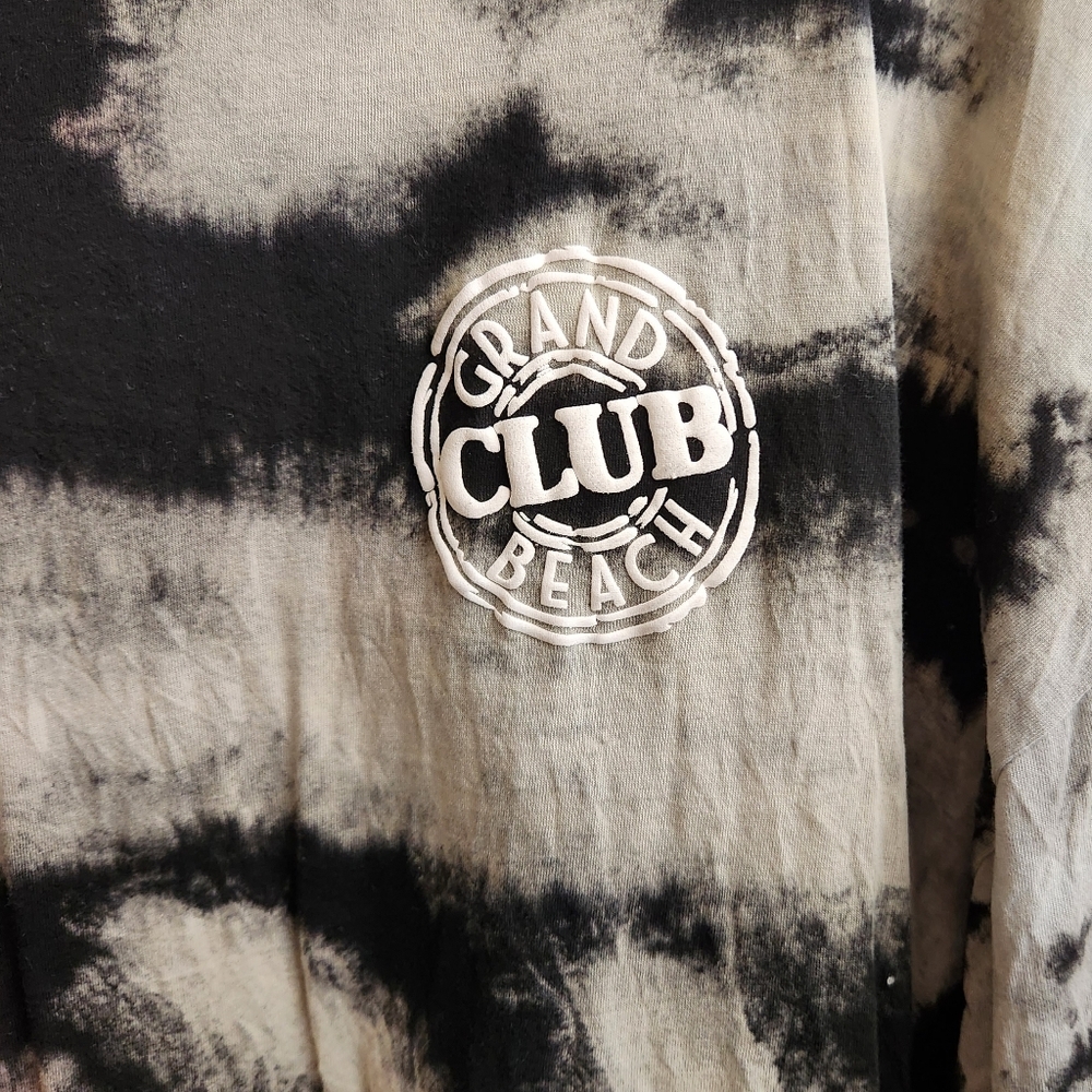 Grand Beach Club- Tie Dye Long Sleeve Tee - Picture 4 of 7
